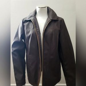 Baccini Faux Leather Jacket NWT (Size M)